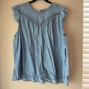 Torrid Blue Sleeveless Top